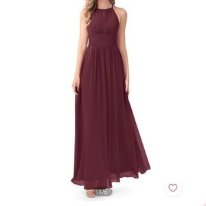 Azazie Bridesmaid Dress - Style Bonnie in Cabernet